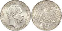 Sachsen 2 Mark Albert 1873-1902. -
