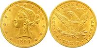 Vereinigte Staaten von Amerika 10 Dollars Gold 1899 sehr schön-vorzüglich 1400,00 EUR  zzgl. 10,00 EUR Versand