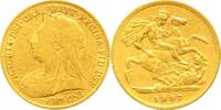 Großbritannien 1/2-Sovereign Gold 1897 Victoria 1837-1901. fast sehr sch... 320,00 EUR  zzgl. 5,00 EUR Versand