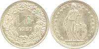 Schweiz-Eidgenossenschaft 1 Franken 1887 B Stempelglanz 350,00 EUR  zzgl. 5,00 EUR Versand