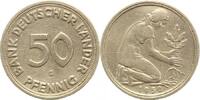 Bundesrepublik Deutschland 50 Pfennig 1950 G BRD. kl.Kratzer, Sehr schön 150,00 EUR  zzgl. 5,00 EUR Versand