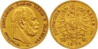 Preußen 10 Mark Gold 1872 B Wilhelm I. 1861-1888. Sehr schön 305,00 EUR  zzgl. 5,00 EUR Versand