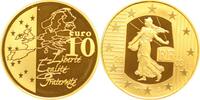 Frankreich 10 Euro Gold 2003 Fünfte Republik seit 1958. Winz. Kratzer, P... 615,00 EUR  zzgl. 5,00 EUR Versand