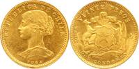 Chile 20 Pesos Gold 1964 Republik seit 1818. Stempelglanz 330,00 EUR  zzgl. 5,00 EUR Versand