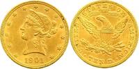 Vereinigte Staaten von Amerika 10 Dollars Gold 1901 Kl. Kratzer. Vorzüglich-