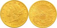 Vereinigte Staaten von Amerika 20 Dollars Gold 1890 S sehr schön