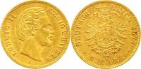 Bayern 5 Mark Gold Ludwig II. 1864-1886. -