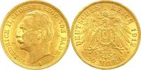 Baden 20 Mark Gold Friedrich II. 1907-1918. -