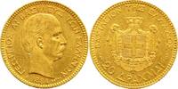 Griechenland 20 Drachmen Gold Georg I. 1863-1913. -
