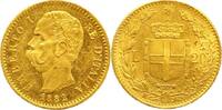 Italien-Königreich 20 Lire Gold Umberto I. 1878-1900. -