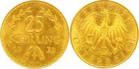 Österreich 25 Schilling Gold Erste Republik 1918-1938. -