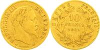 Frankreich 10 Francs Gold Napoleon III. 1852-1870. -