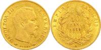 Frankreich 10 Francs Gold Napoleon III. 1852-1870. -