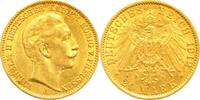Preußen 20 Mark Gold Wilhelm II. 1888-1918. -