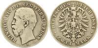 Reuß, jüngere Linie 2 Mark Heinrich XIV. 1867-1913. -