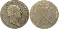 Bayern Kronentaler Maximilian I. Joseph 1806-1825. -