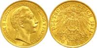 Preußen 20 Mark Gold Wilhelm II. 1888-1918. -