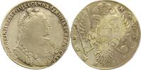 Russland Rubel Anna Ivanovna 1730-1740. -