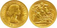Großbritannien Sovereign Gold Elisabeth II. 1952-2022. -
