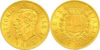 Italien-Königreich 10 Lire Gold Vittorio Emanuele II. 1861-1878. -