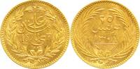 Tunesien 25 Piaster (15 Francs) Gold Ali Bey 1882-1902. -
