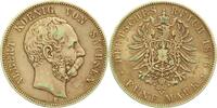 Sachsen 5 Mark Albert 1873-1902. -