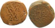 Ceylon (Sri Lanka) 2 Stiver Niederländisch bis 1796. -