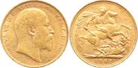 Australien One Pound Gold Edward VII. 1901-1910. -