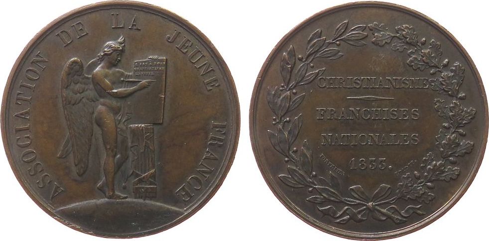 Ancienne Médaille bronze sans poincon 1833 berryer avocat
