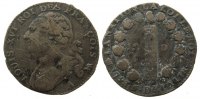 Frankreich 12 Deniers Br Louis XVI, Mzz: A (Paris), Leopard -