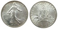Frankreich 2 Francs Ag Gad. 532, Schön 189 -