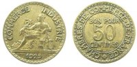 Frankreich 50 Centimes AlBr Schön 196 -
