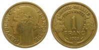 Frankreich 1 Franc AlBr Marianne, Morlon, Gad.470, seltener Jahrgang -