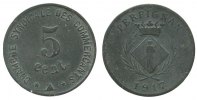 Frankreich 5 Cent. Aluminium Chambre Synidicale Commercants, 21 MM -
