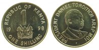 Kenia 1 Shilling Ms-St Daniel Toroitich Arap Moi -