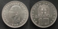 Griechenland 10 Drachmai Ni Paul I -