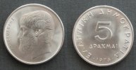 Griechenland 5 Drachmai KN . -