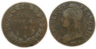 Frankreich 5 Centimes Br Directoire, A (Paris) -