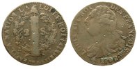 Frankreich 2 Sols Br Louis XVI, W (Lille), L AN 4 -