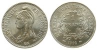 Frankreich 1 Franc Ni 200 Jahrestag Republik -