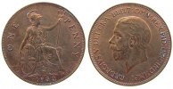 GB Großbritannien ab 1708 1 Penny Br Georg V -