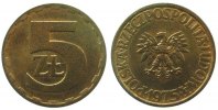Polen 5 Zlotych Me etwas fleckig -