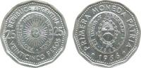 Argentinien 25 Pesos NiSt Wappen -