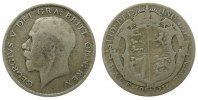 GB Großbritannien ab 1708 1/2 Crown Ag Georg V -