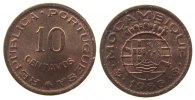 Mosambik 10 Centavos Br lt.fleckig - lt.spotted -