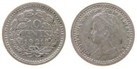 Niederlande 10 Cent Ag Wilhelmina I -