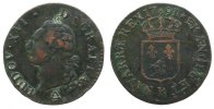 Frankreich 1 Sol Ku Louis XVI, R (Orleans) 1.Emission -