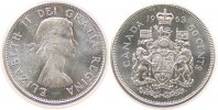 Kanada 50 Cents Ag Elisabeth II -