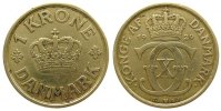 Dänemark 1 Krone AlBr Christian X -