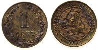 Niederlande 1 Cent Br Wilhelm III, Schulman 699 -